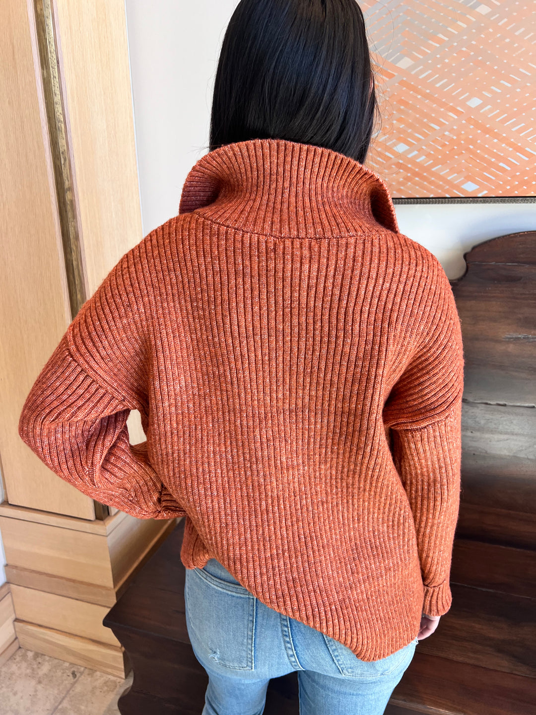 Mimi Sweater, Rust